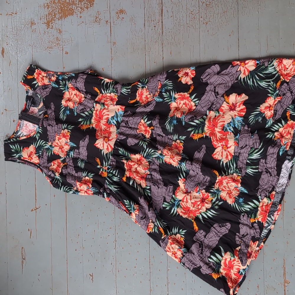 Firefly Hawaiian print novelty dress